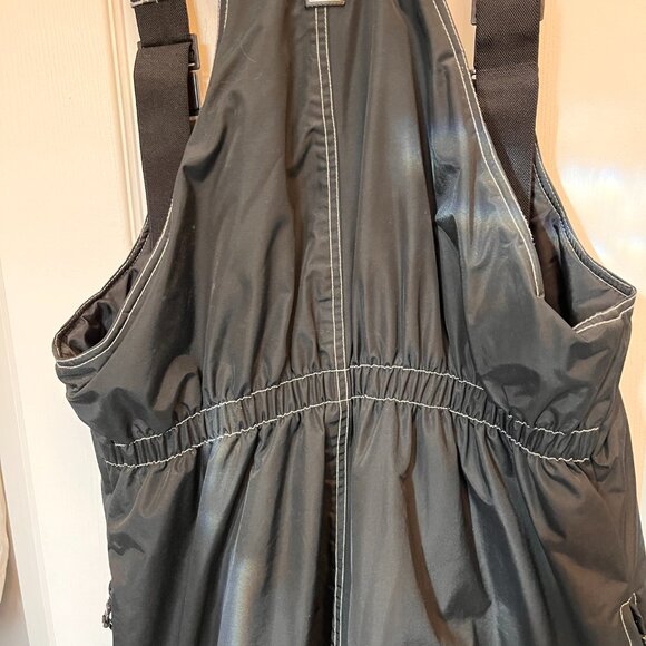 Vintage Ski Doo Overall-style Snow/Ski Pants, Black, Teens Size L - Picture 3 of 6